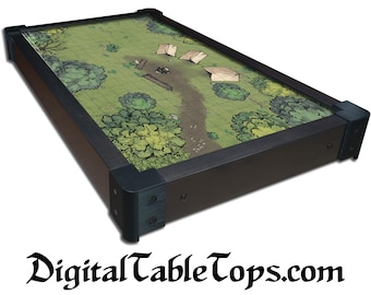 43" TOUCHSCREEN INCLUDED Digital Map Case Display for Tabletop Gaming D&D, DnD, Pathfinder, Role Playing Games, TTRPG with free software