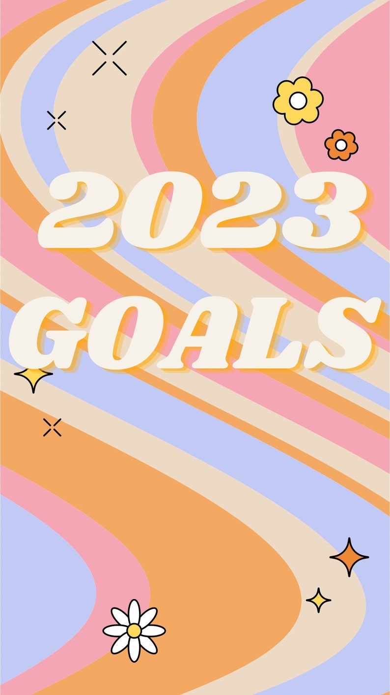 2023 Goals Vision Board Printable Nursing Goals Planner Etsy