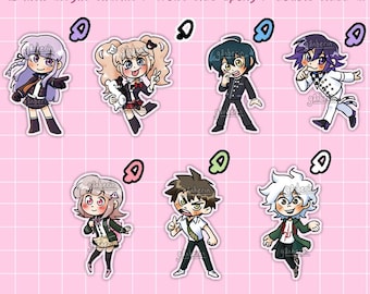 DANGANRONPA 2in Acrylic Charms / Keychains - Last chance!