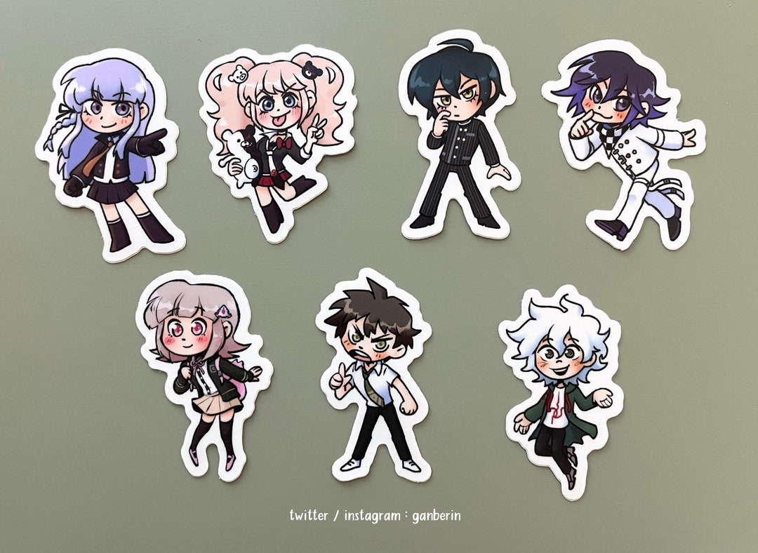 DANGANRONPA Vinyl Stickers - Last Chance! - Etsy