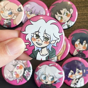 ダンガンロンパ 丸ボタンピンズ/ピンバックバッジ 1.5インチ