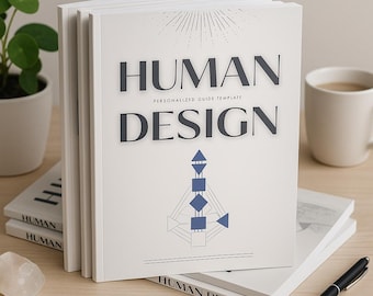 Kit de herramientas para coaches de diseño humano, más de 500 plantillas editables de Canva, cuaderno de gráficos de clientes y plantillas para redes sociales.