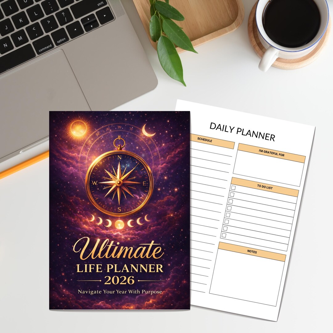 2026 ADHD Planner, Printable Canva Template, Resell Rights (digital ...