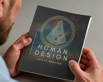 Human Design Reading Workbook | Canva Template for Video Calls