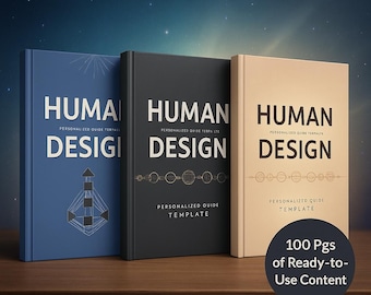 Human Design Workbook Template for Teachers | Editable Canva Client Guide & Reading Workbook