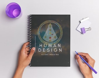 Human Design Workbook Template | Editable Canva Coaching Guide for Client Sessions