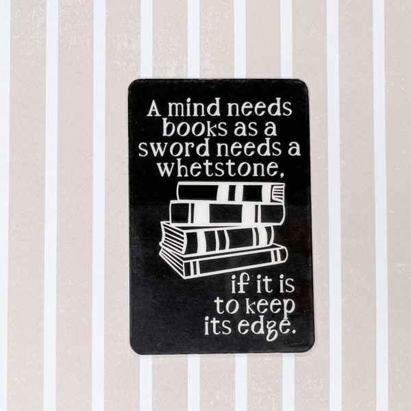 Waterproof Vinyl Reading Sticker George R.R. Martin Game of Throne Quote