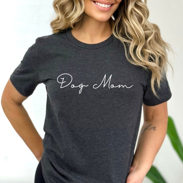 Dog Mom Tshirt, Dog Mom Gift, Fur Mom Shirt, Womens Dog Lover Tee, Fur Mama Gifts, Pet Owner Gift, Corgi Pug Aussie French Bulldog Retriever