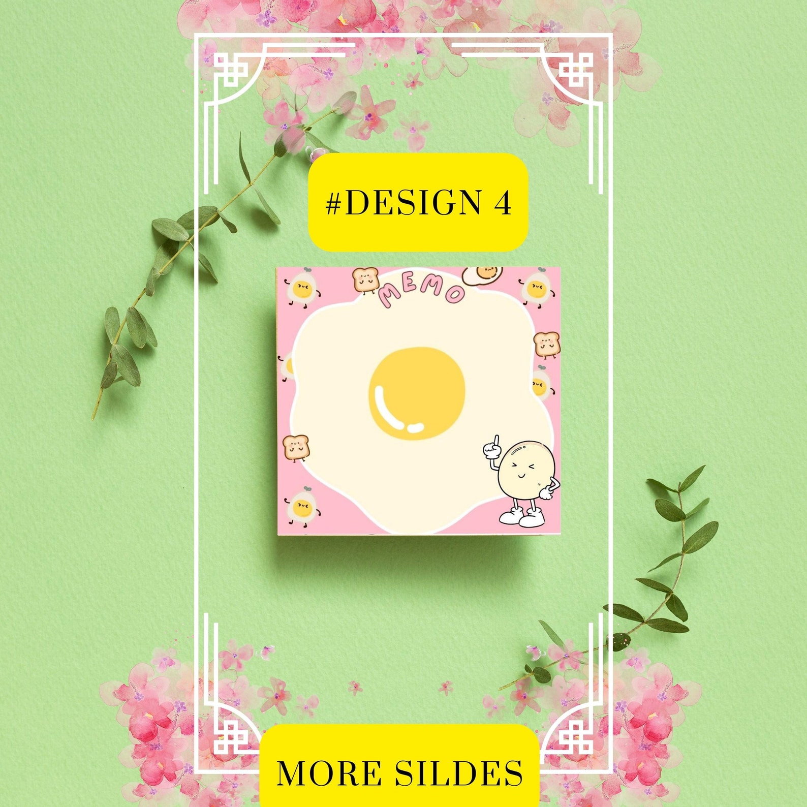 5 Cute Memo Pad Kawaii Memo Pad Bundle Memo Pad Printable Etsy
