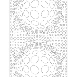 Illusion panels 5 - dxf file - laser cut - plasma cut -