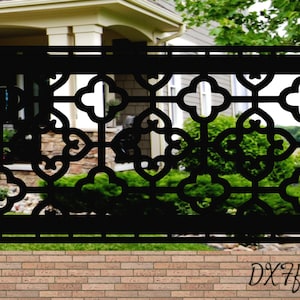 Fence panel 29108 - dxf file - laser cut - plasma cut