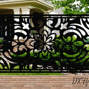 Fence panel 29112 - dxf file - laser cut - plasma cut
