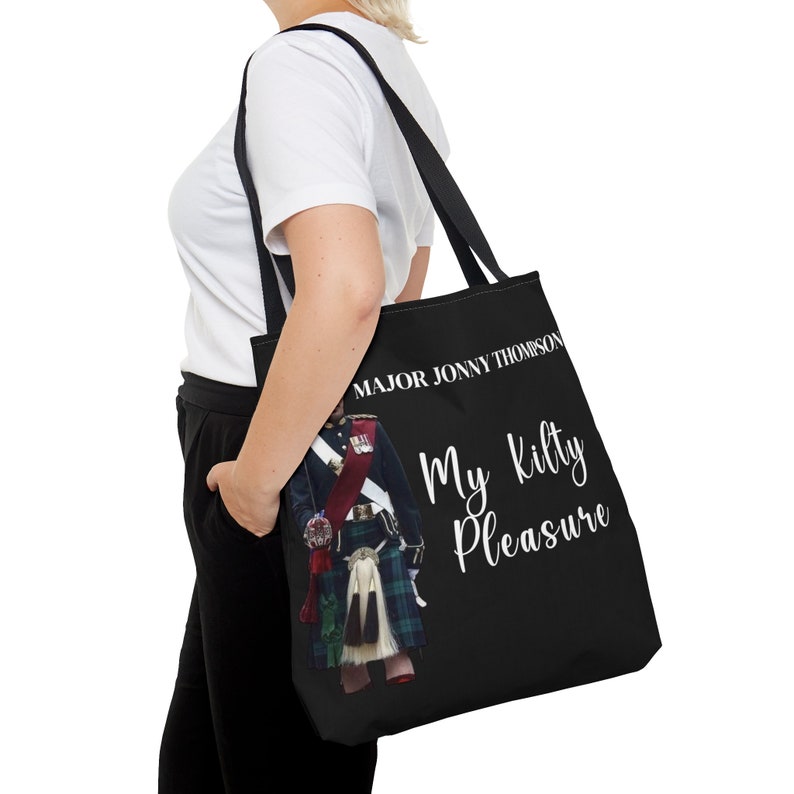 My Kilty Pleasure Tote Bag: Major Jonny Thompson Heartthrob Equerry for King Charles III, Captivating Charm and Elegance Major Jonny Bag image 2