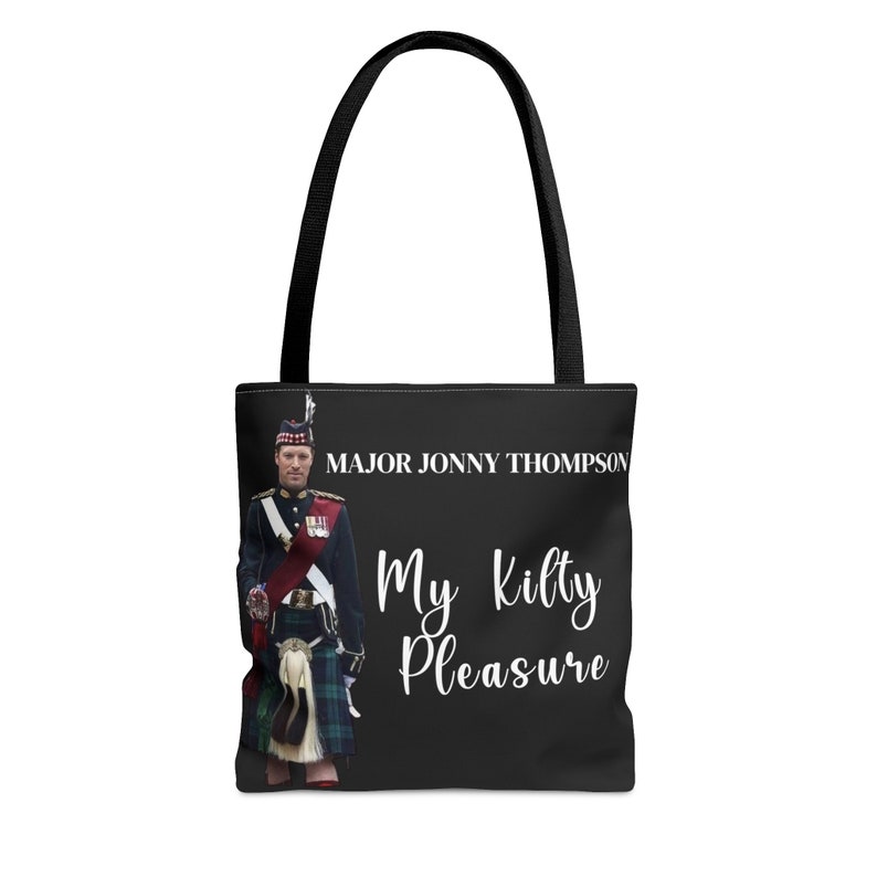 My Kilty Pleasure Tote Bag: Major Jonny Thompson Heartthrob Equerry for King Charles III, Captivating Charm and Elegance Major Jonny Bag image 6