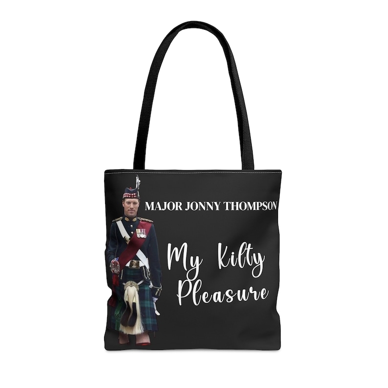 My Kilty Pleasure Tote Bag: Major Jonny Thompson Heartthrob Equerry for King Charles III, Captivating Charm and Elegance Major Jonny Bag image 10