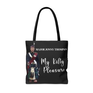 My Kilty Pleasure Tote Bag: Major Jonny Thompson Heartthrob Equerry for King Charles III, Captivating Charm and Elegance Major Jonny Bag image 3