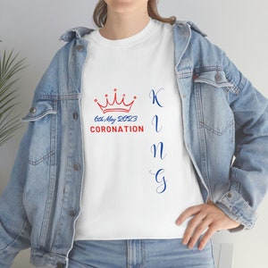 Regal King&#39;s Coronation Shirt, Kings coronation tee, King Charles III Coronation, coronation 2023, Celebrate with King Charles III Shirt