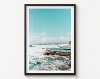 Bronte Beach Ocean Pool Fine Art Photo Print, Sydney Poster