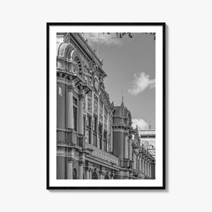 San Jose Costa Rica, San Jose Schwarzweiß-Wandkunst, Fotografie, Reise, Karte Poster