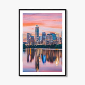 Austin Bunte Poster Druck No 2, Austin Foto Wandkunst, Austin Wand-Dekor, Austin Reise-Druck, Austin Straßenkarte Poster, Stadtplan, Stadtplan