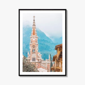 Bogotá Colorful Poster Print No 2, Bogota Photo Wall Art, Bogota Wall Decor, Bogota Travel Print, Bogota Street Map Poster, City Map