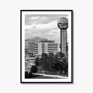Knoxville Foto Poster Druck, Knoxville Wandkunst, Knoxville Fotografie, Knoxville Reise, Knoxville Karte Poster
