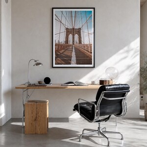 Brooklyn Bridge Fine Art Photo Print, New York City Poster Wall Decor image 2