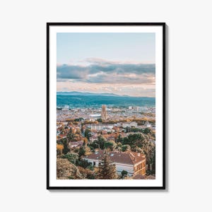 Aix en Provence Buntes Poster Drucken, Aix en Provence Foto Wandkunst, Aix en Provence Wanddekor, Reise-Druck, Straßenkarte Poster, Stadt Karte
