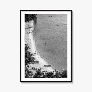 Guam Foto Poster Druck Nr. 1, Guam Schwarz Weiß Wandkunst, Guam Wand Fotografie, Guam Reise, Guam Karte Poster
