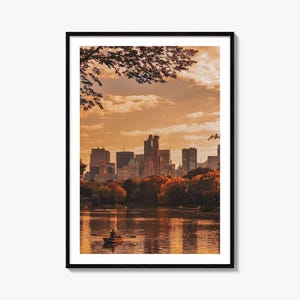 Central Park Colorful Poster Print No 3, Central Park Photo Art, Central Park Decor, Travel Print, Central Park Street Map Poster, City Map