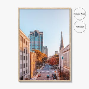 Raleigh Skyline Fine Art Photo Print, Downtown, NC, North Carolina, USA, Poster image 16