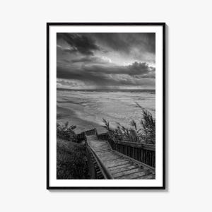Encinitas Foto Poster Druck Nr. 3, Encinitas Schwarzweiß Kunst, Encinitas Fotografie, Encinitas Reise, Encinitas Karte Poster