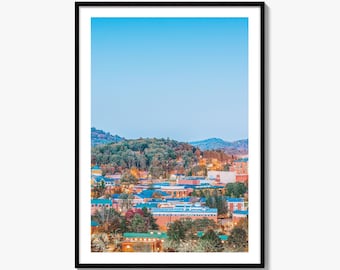 Boone Skyline Fine Art Photo Print, North Carolina, Appalachian State University, USA Poster