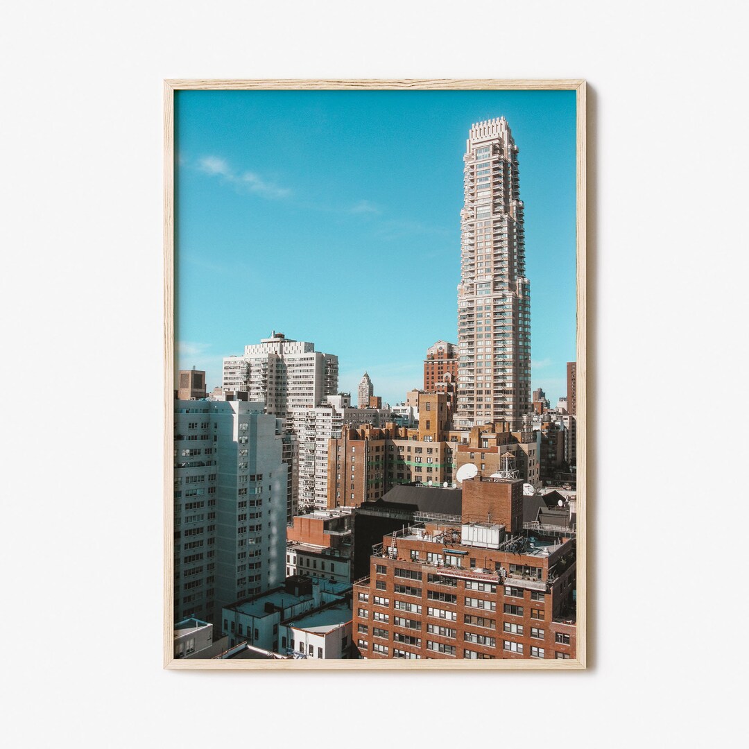 Upper East Side Colorful Poster Print Upper East Side Photo Etsy