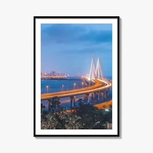 Mumbai Colorful Poster Print No 2, Mumbai Photo Wall Art, Mumbai Wall Decor, Mumbai Travel Print, Mumbai Street Map Poster, City Map