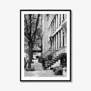 Gramercy Park Foto Poster Druck, Gramercy Park Schwarzweiß Kunst, Gramercy Park Fotografie, Gramercy Park Reise, Karte Poster