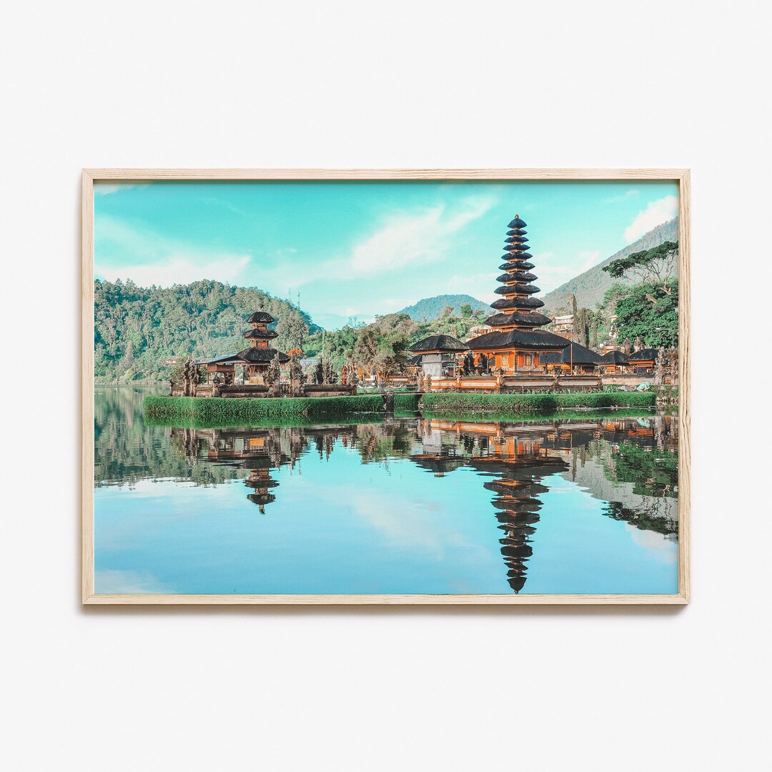 Indonesia Colorful Poster Print Horizontal, Indonesia Photo Wall Art