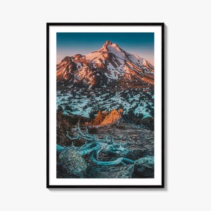 Mount Jefferson Fine Art-fotoprint, Oregon, Cascade Range, VS, wanddecoratie, poster