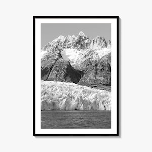 Torres Del Painte Foto Poster Druck, Torres Del Painte Schwarz und Weiß Wandkunst, Torres Del Painte Fotografie, Reise, Karte Poster