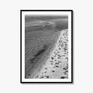 Tyrrhenischen Meer Foto Poster Druck Nr. 1, Tyrrhenischen Meer schwarz weiß Kunst, Tyrrhenischen Meer Mauer Fotografie, Reise, Karte Poster
