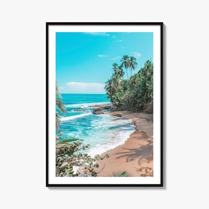 Costa Rica Colorful Poster Print, Costa Rica Photo Wall Art, Costa Rica Wall Decor, Travel Print, Costa Rica Street Map Poster, City Map