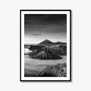 Indonesien Foto Poster, Indonesien Schwarzweiß Wandkunst, Wand Fotografie, Indonesien Reise, Indonesien Karte Poster