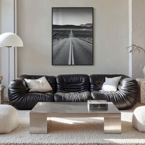 California Black and White Fine Art Photo Print, Route 66, USA Wall Decor Poster image 14