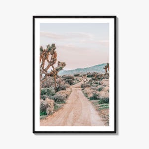 Joshua Tree National Park Colorful Poster Print No 3, Joshua Tree National Park Photo Art, Decor, Travel Print, Street Map Poster, City Map