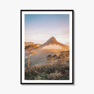 Cape Town Fine Art Photo Print, Lions Head, South Africa Wall Decor