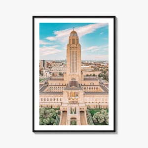 Lincoln Colorful Poster Print, Lincoln Photo Wall Art, Lincoln Wall Decor, Lincoln Travel Print, Lincoln Street Map Poster, City Map