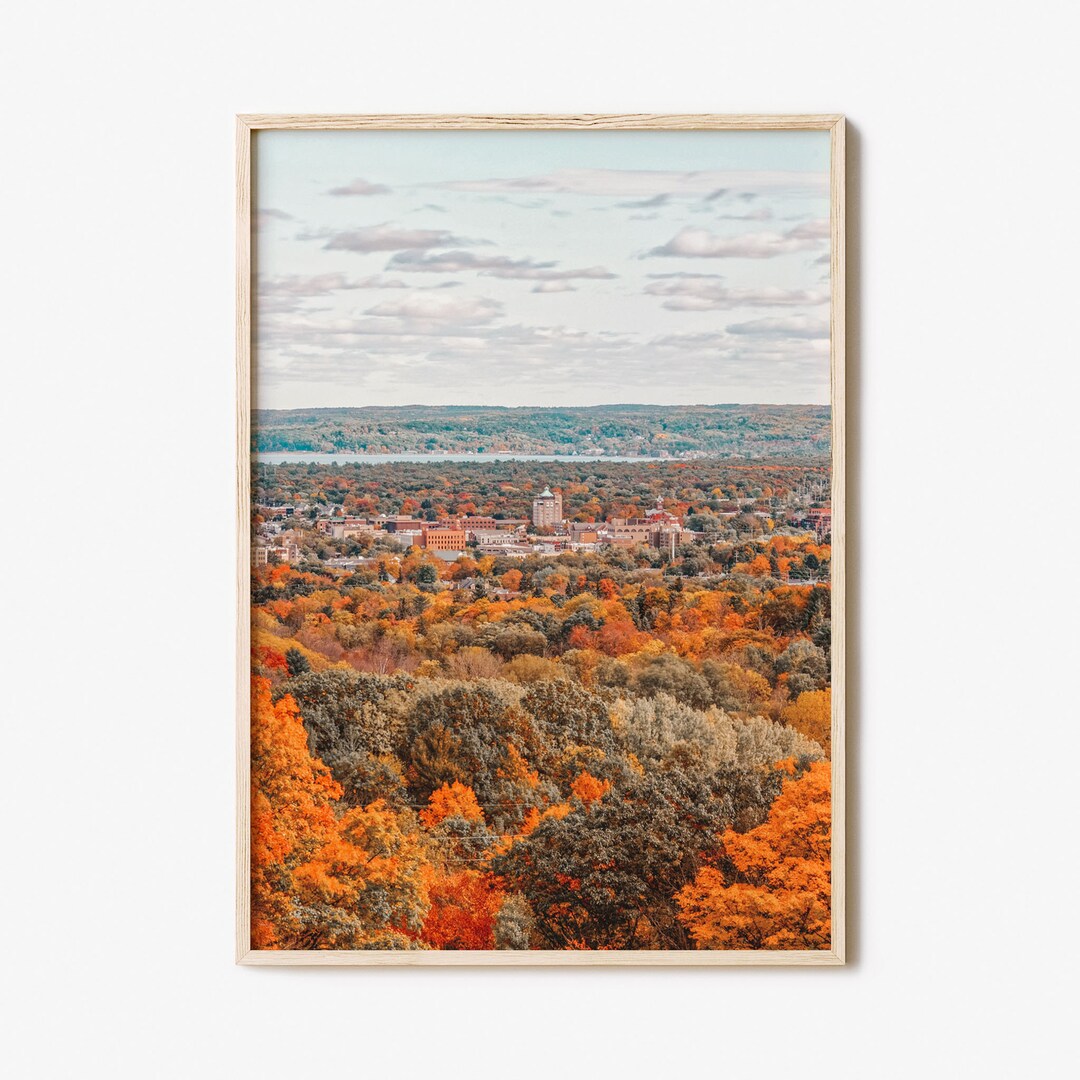 Traverse City Colorful Poster Print No 1 Traverse City Photo Etsy
