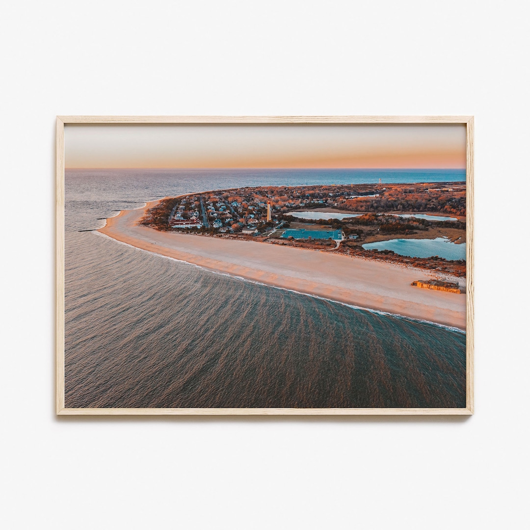 Cape May Colorful Poster Print Horizontal, Cape May Photo Wall Art