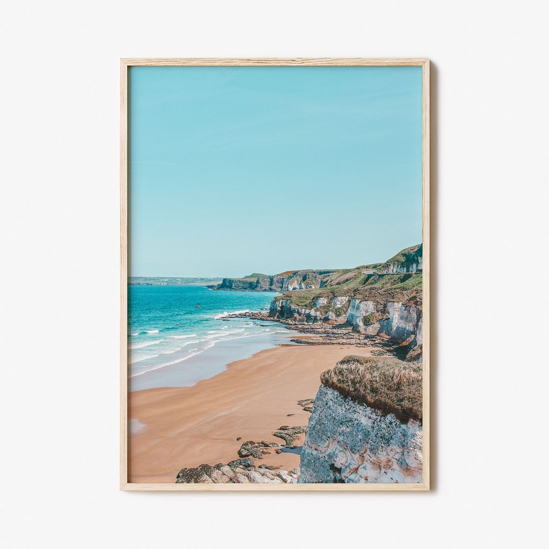 Northern Ireland Colorful Poster Print, Northern Ireland Photo Wall Art