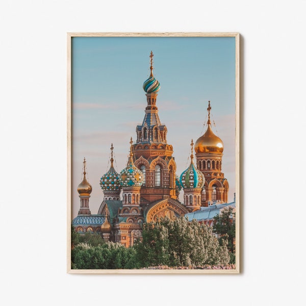 St. Petersburg Colorful Poster Print Russia No 1, Saint Petersburg Photo Art, Decor, St Petersburg Travel Print, Street Map Poster